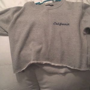 brandy mellville cropped sweater